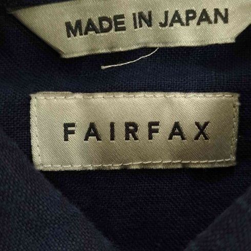 フェアファックス FAIRFAX ボタンダウン リネンシャツ メンズ import:M