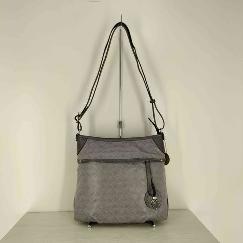 ペレボルサ PELLE BORSA 総柄 モノグラム ショルダーバッグ レディース