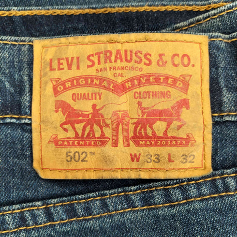 リーバイス Levis 502 ジッパーフライデニムパンツ メンズ W33 L32