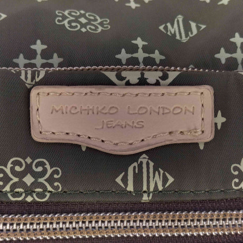 ミチコロンドン MICHIKO LONDON 総柄 モノグラム ショルダーバッグ レディース