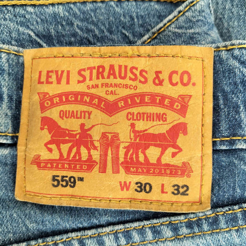 リーバイス Levis 559 ワイドストレートデニムパンツ メンズ W30 L32