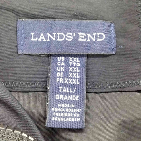 ランズエンド LANDS END リフレクターラインデザインジップブルゾン メンズ XXL
