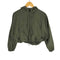ザラ ZARA 裾ドローコード クロップドフーデッドブルゾン レディース import:XS