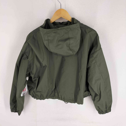 ザラ ZARA 裾ドローコード クロップドフーデッドブルゾン レディース import:XS