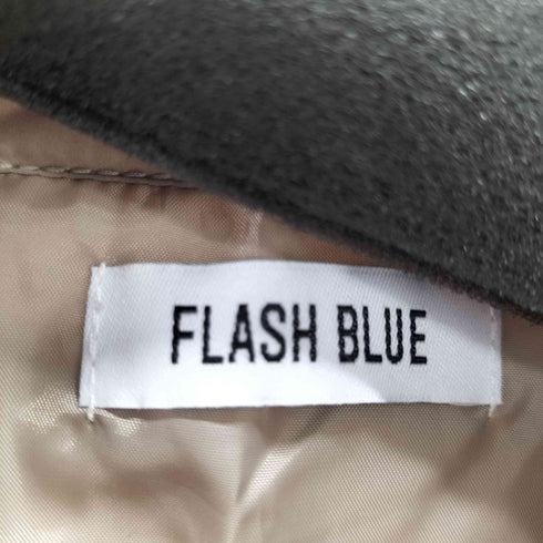 flash blue ボアベスト付 キルティングジャケット レディース