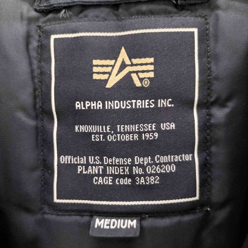 アルファインダストリーズ ALPHA INDUSTRIES N-3B フライトジャケット メンズ JPN:M