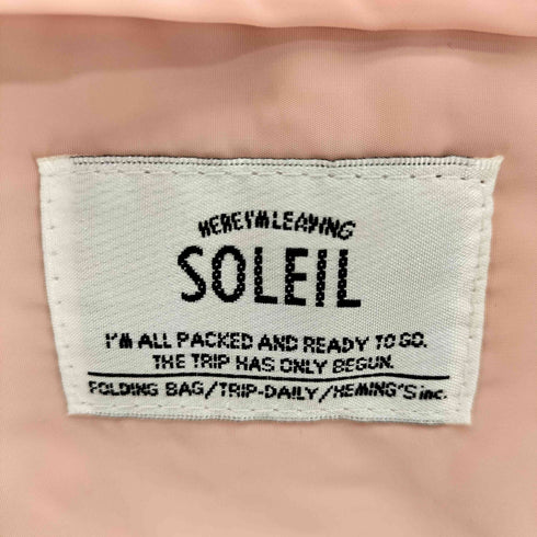 SOLEIL 収納袋付 ショルダーバッグ レディース