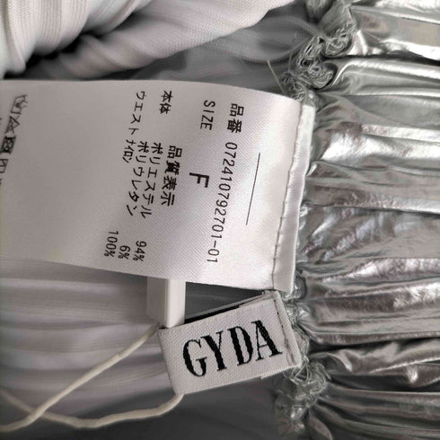 ジェイダ GYDA foil プリーツワイドパンツ レディース FREE