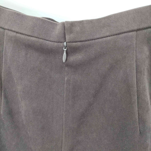 スエード レイヤード パンツ スカート レディース