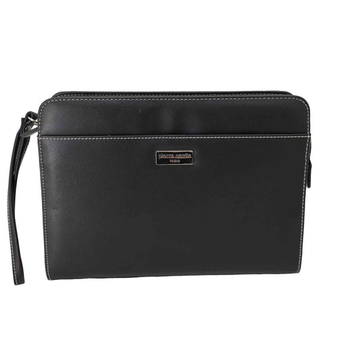 ピエールカルダン pierre cardin レザー スクエア ポーチ レディース