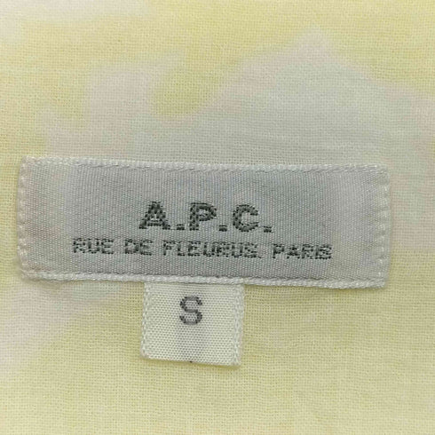 アーペーセー A.P.C. 総柄Vネックカットソー レディース import:S
