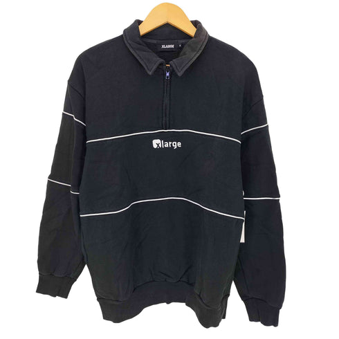 エクストララージ XLARGE PIPING Half ZIP SWEAT パイピング ハーフジップスウェット メンズ JPN:M