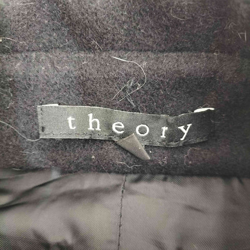 セオリー theory カシミヤアンゴラ混 メルトン トレンチコート メンズ 38