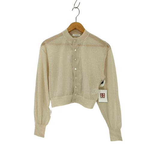 トゥモローランドマカフィー tomorrowland macphee シアーヤーン ビルドネックカーディガン レディース JPN:S