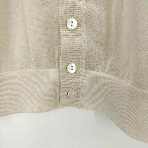 トゥモローランドマカフィー tomorrowland macphee シアーヤーン ビルドネックカーディガン レディース JPN:S