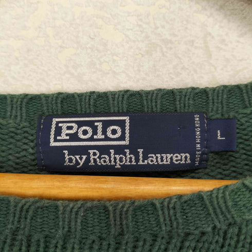 ポロバイラルフローレン Polo by RALPH LAUREN ポニー刺繍クルーネックコットンニット メンズ JPN:L