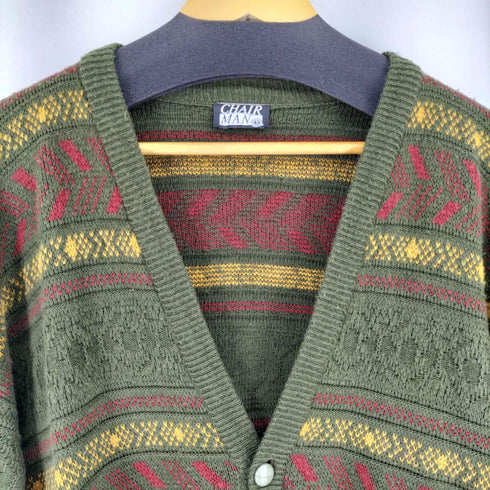 Chairman 総柄カーディガン メンズ 5