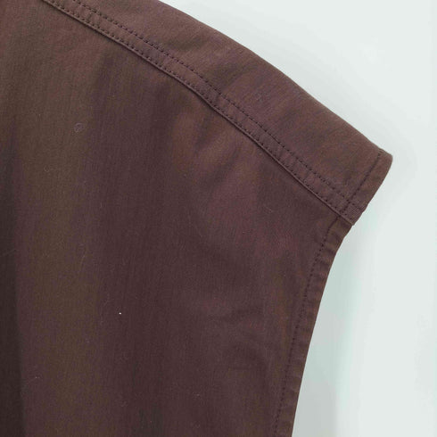 トゥモローランドマカフィー tomorrowland macphee コットンポリエステルトリコット フレンチスリーブシャツワンピース レディース 36