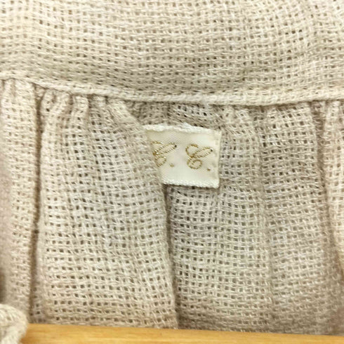 CLOTH&CROSS リネンニット切替レースワンピース レディース