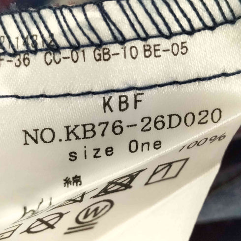 ケイビーエフ KBF オーバーサイズストライプシャツワンピース レディース ONE SIZE
