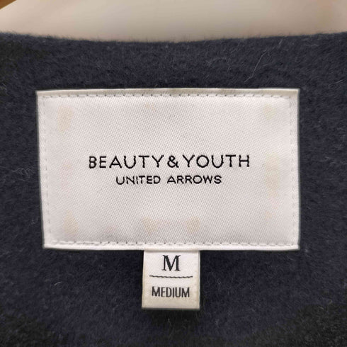 ビューティーアンドユースユナイテッドアローズ BEAUTY & YOUTH UNITED ARROWS ビーバーノーカラーショートコート レディース JPN:M