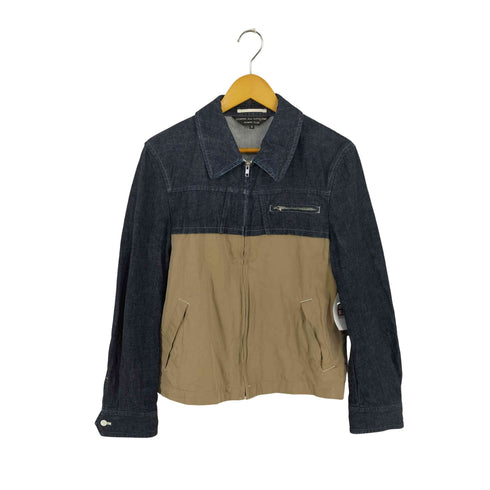 コムデギャルソンオムプリュス COMME des GARCONS HOMME PLUS 02SS 切替 デニムスウィングトップ ブルゾン メンズ JPN:M