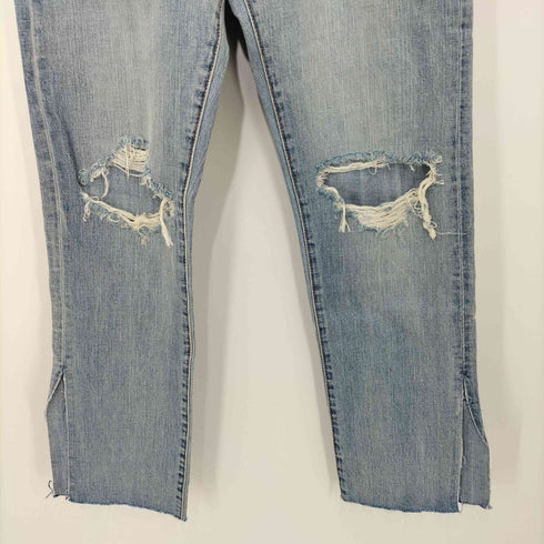 マウジー moussy KNEE RIPPED STRAIGHT レディース 25