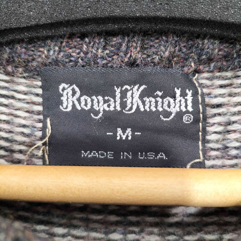 RoyalKnight USA製 ボーダー プルオーバー ニット メンズ import:M