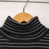 ラコステ LACOSTE ハイネック ボーダー ニット セーター レディース EUR:42