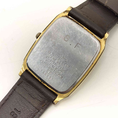 セイコー SEIKO スクエアフェイス 腕時計 レディース