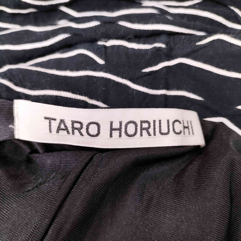 タロウホリウチ TARO HORIUCHI スカートルックパンツ レイヤードガウチョパンツ ボーダー メンズ