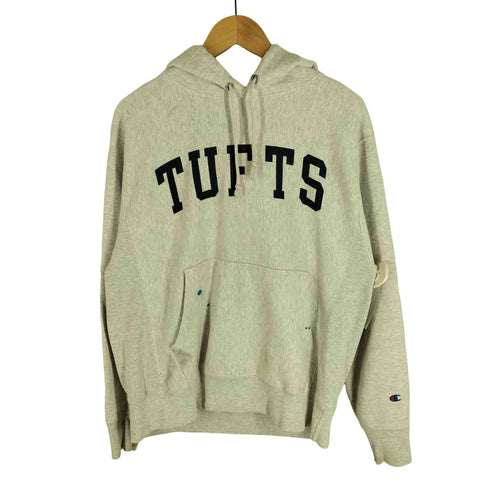 チャンピオン Champion REVERSE WEAVE TUFTS カレッジロゴ プルオーバーフーディー メンズ import:M