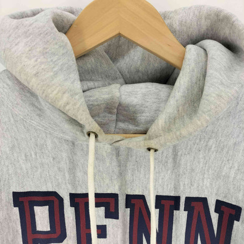 チャンピオン Champion 90S メキシコ製 刺繍タグ REVERSE WEAVE PENN BIG P プリント プルオーバー パーカー メンズ import:L
