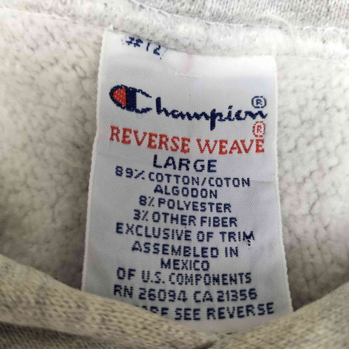 チャンピオン Champion 90S メキシコ製 刺繍タグ REVERSE WEAVE PENN BIG P プリント プルオーバー パーカー メンズ import:L