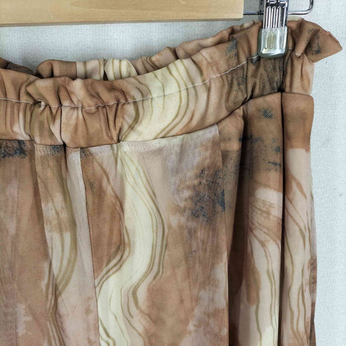 Aphlotus 24ss 裏付き フロントタック シアーパンツ ムラ染め レディース JPN:M