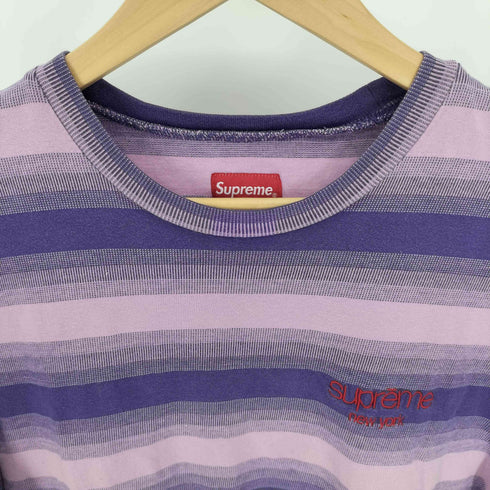 シュプリーム Supreme 18AW Gradient Striped S/S Top メンズ import:M