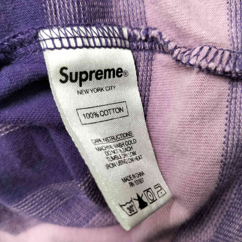 シュプリーム Supreme 18AW Gradient Striped S/S Top メンズ import:M