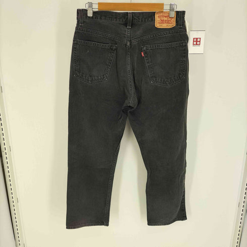 リーバイス Levis 00S ハイチ製 505 REGULAR FIT ボタン裏267M刻印 ジップフライ 後染め ブラック デニム パンツ 04年製 メンズ W34 L30