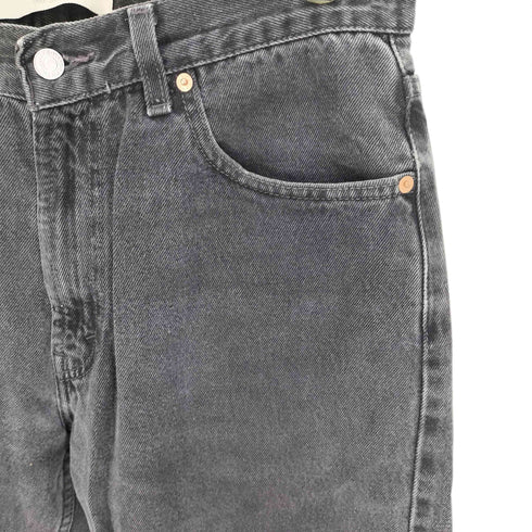 リーバイス Levis 00S ハイチ製 505 REGULAR FIT ボタン裏267M刻印 ジップフライ 後染め ブラック デニム パンツ 04年製 メンズ W34 L30