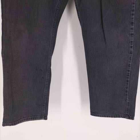 リーバイス Levis 00S ハイチ製 505 REGULAR FIT ボタン裏267M刻印 ジップフライ 後染め ブラック デニム パンツ 04年製 メンズ W34 L30