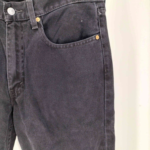 リーバイス Levis 550 ジップフライ 後染め ブラック デニム パンツ メンズ W34 L29
