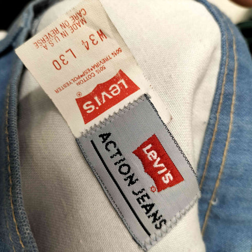 リーバイス Levis 90S USA製 ACTION JEANS 415 ボタン裏530刻印 ジップフライ デニムパンツ 92年製 メンズ W34 L30