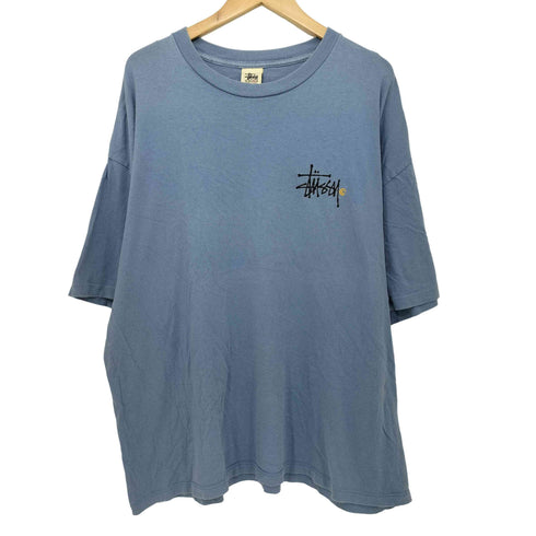 ステューシー Stussy 90初期 USA製 白タグ 両面プリント S/S クルーネックTシャツ メンズ import:XL