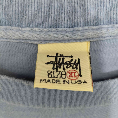 ステューシー Stussy 90初期 USA製 白タグ 両面プリント S/S クルーネックTシャツ メンズ import:XL
