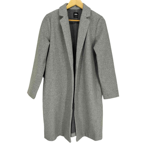 ザラ ZARA ボタンレスチェスターコート レディース L