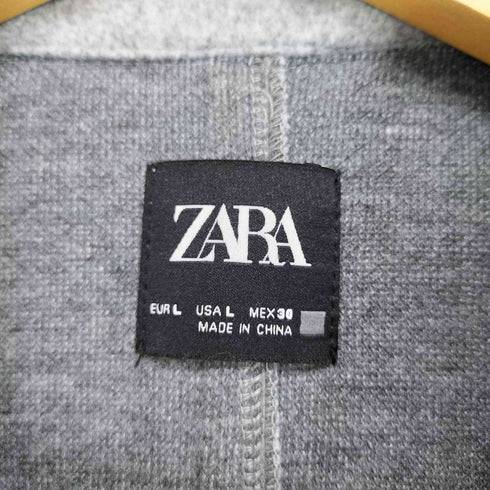 ザラ ZARA ボタンレスチェスターコート レディース L
