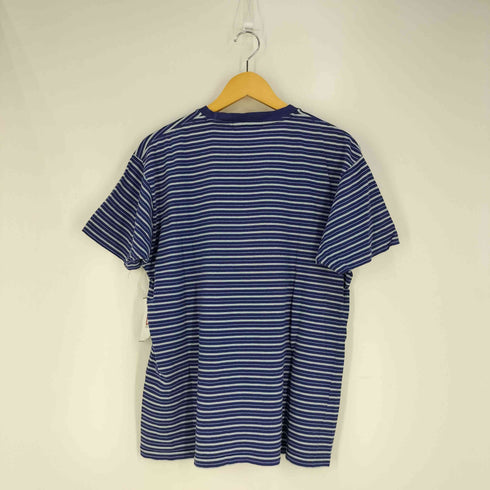 ポロバイラルフローレン Polo by RALPH LAUREN ポニー刺繍 マルチボーダー クルーネックTシャツ メンズ import:M