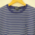 ポロバイラルフローレン Polo by RALPH LAUREN ポニー刺繍 マルチボーダー クルーネックTシャツ メンズ import:M