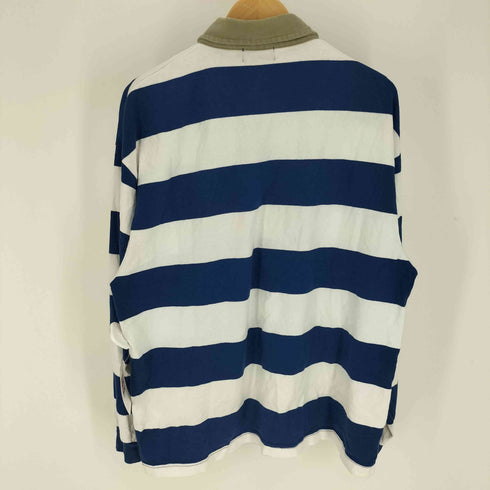 エクストララージ XLARGE 23SS EMBLEM STRIPED RUGBY SHIRT メンズ import:XL