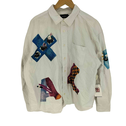 エクストララージ XLARGE 24SS VARIOUS LETTER L/S SHIRT ヴァリアスレター ロングスリーブシャツ メンズ import:XL